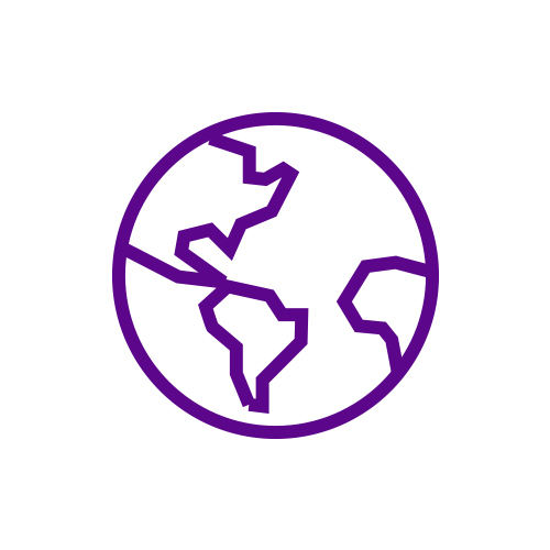 Globe pictogram
